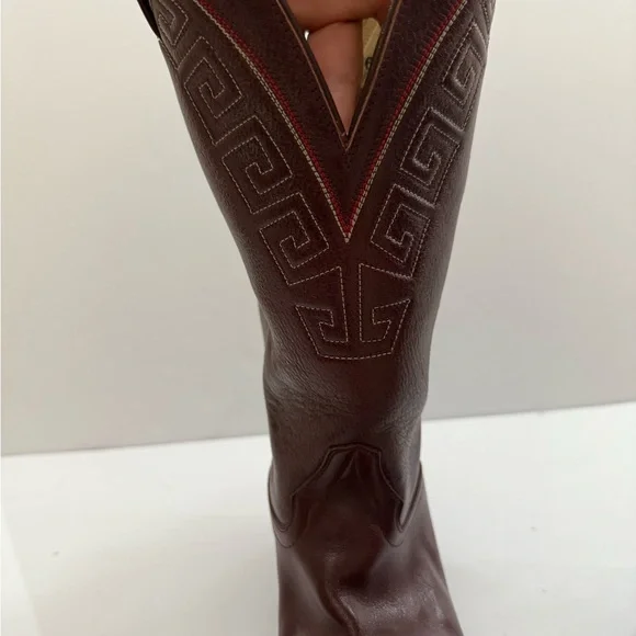 Women's Hondo Western leather cowgirl boots size 7-B - Picture 9 of 13